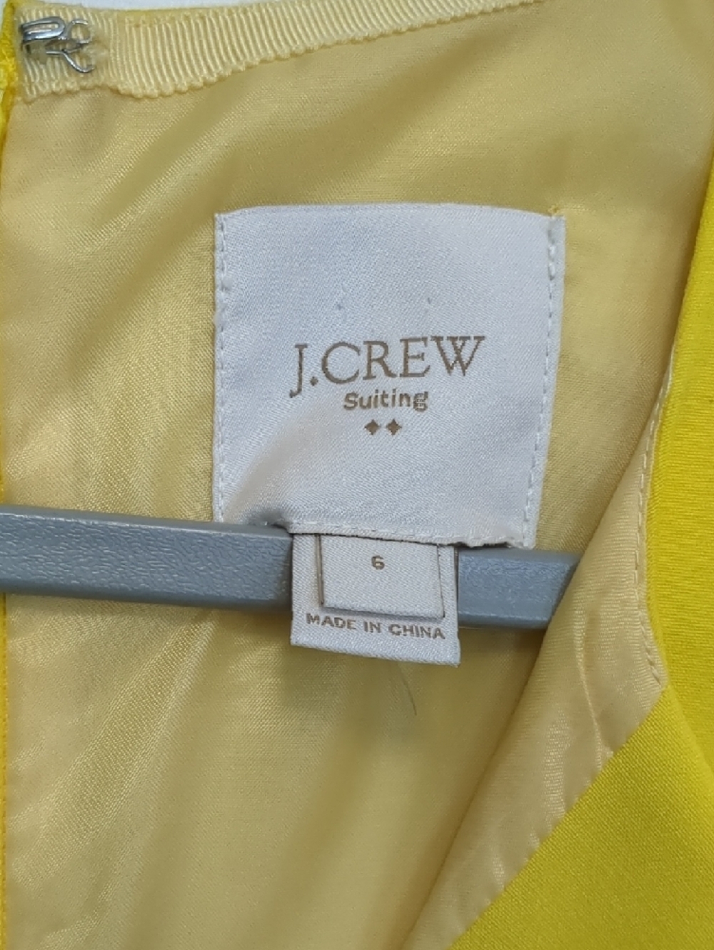 J. Crew Bright Yellow Sleeveless Midi Sheath Dress - Picture 2 of 11